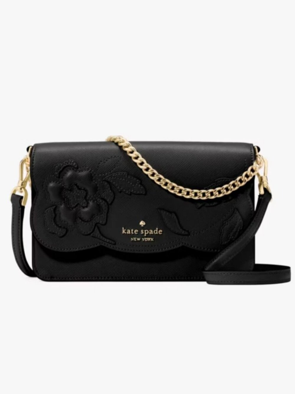 Kate Spade Madison Floral Applique Willow Mini Crossbody